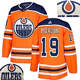 Oilers #19 Maroon Orange With Special Glittery Logo Adidas Jersey,baseball caps,new era cap wholesale,wholesale hats
